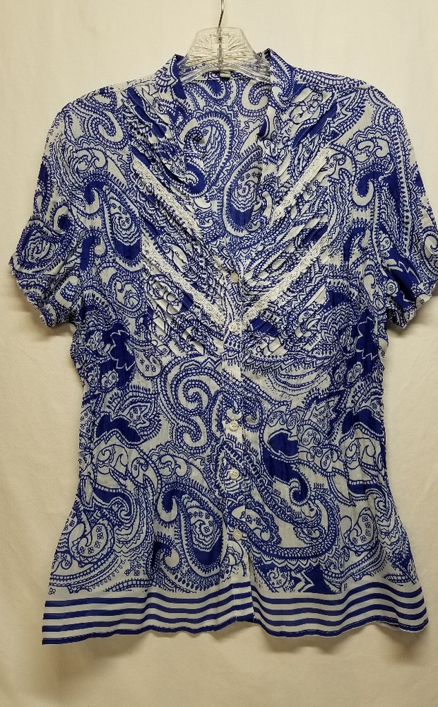 ny collection, Large, Short sleeve, button down